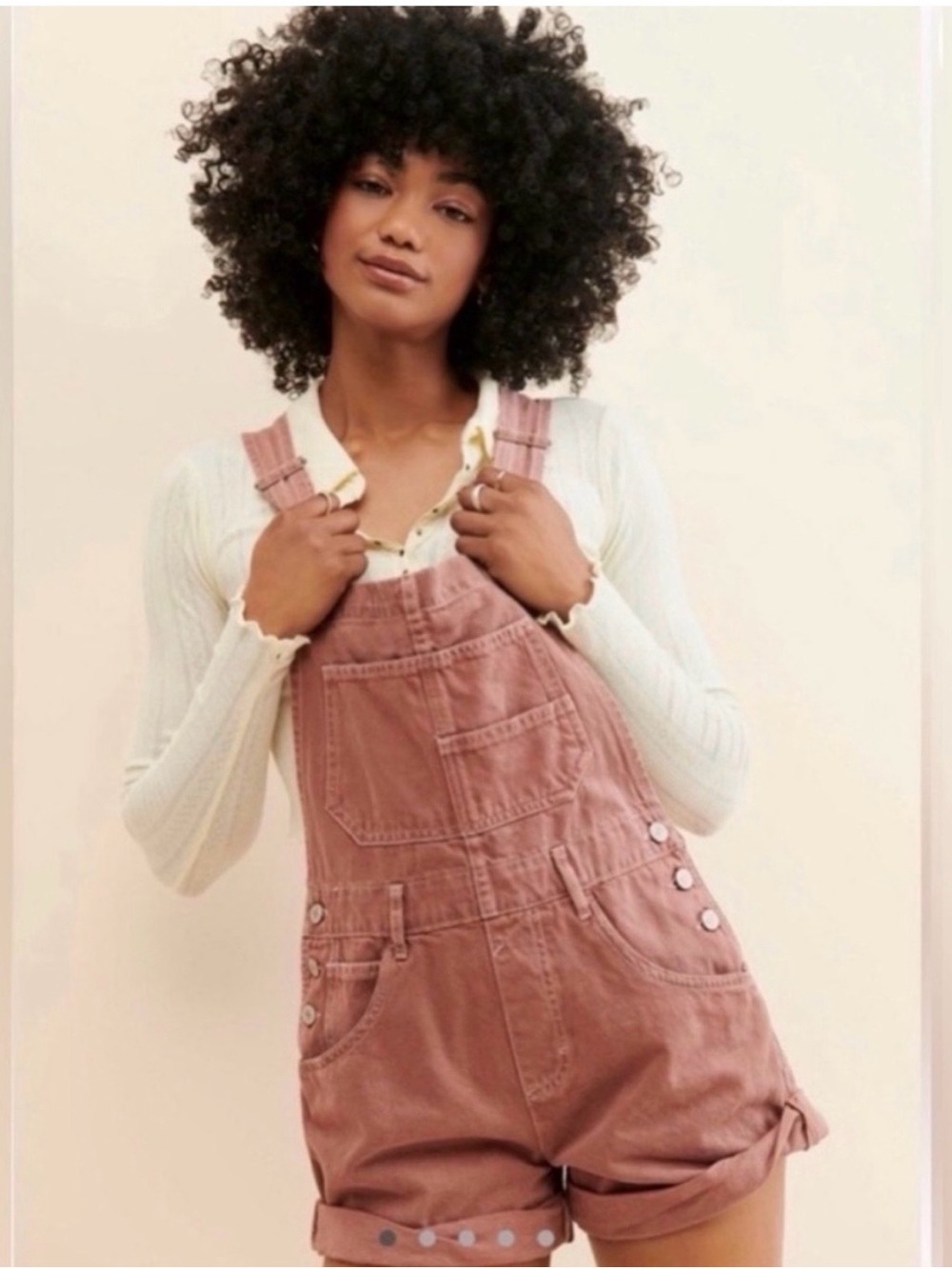 Women's Rose Pink Denim Short-stalls - Picture 3 of 9